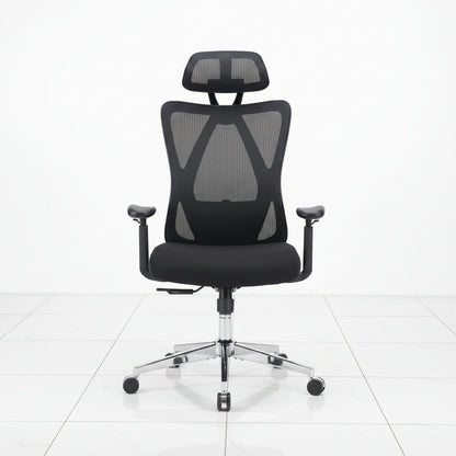 Adjustable mesh office chair with tilt function