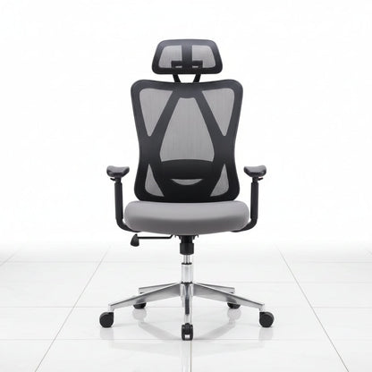 Mesh office chair complete view